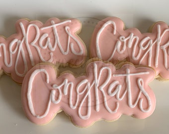 Congrats Cookies 3 dozen