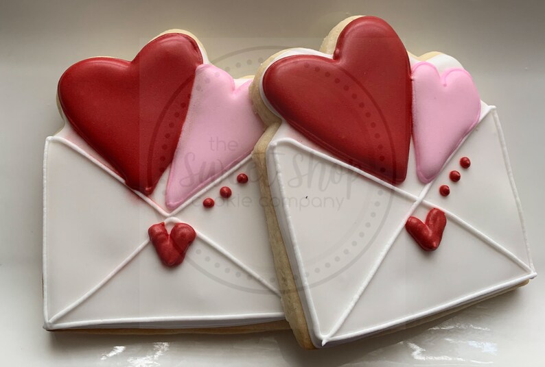 Sending my Love Valentine's Day Cookies 1 dozen image 1