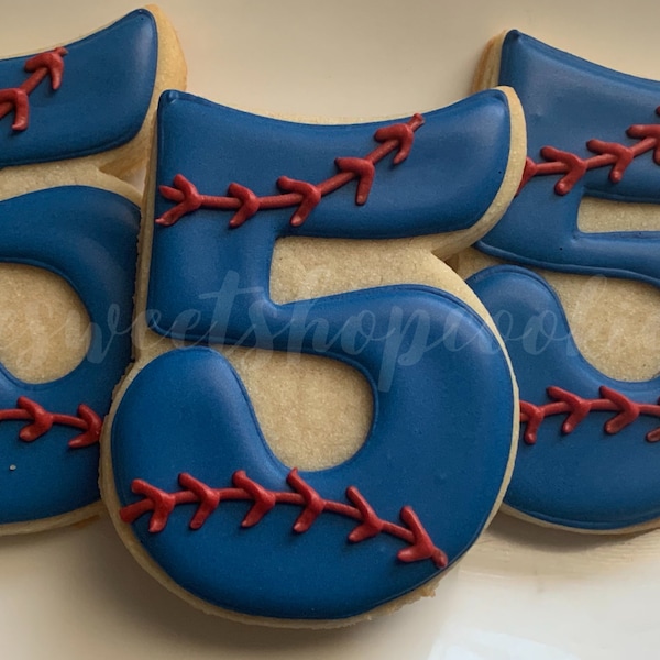 Baseball Cookies Etsy