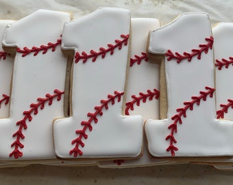 Baseball 1 Cookies 3 dozen