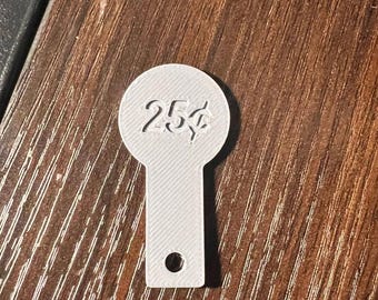 2 set Aldi shopping cart key (US 25 cents)