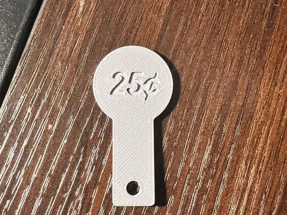 2 set Aldi shopping cart key (US 25 cents)
