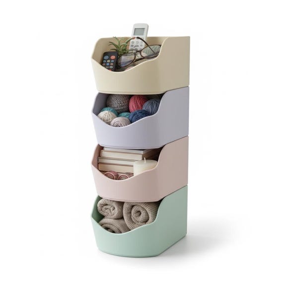 2 Stackable Organizers customizable colors