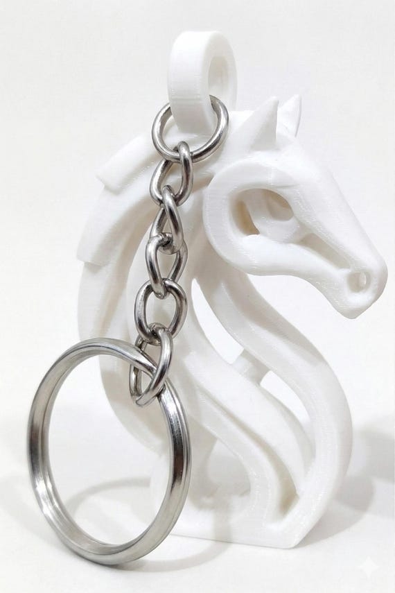 3D Printed Horse Figurine Key Chain | Lunar New Year 2026 | Zodiac Gift