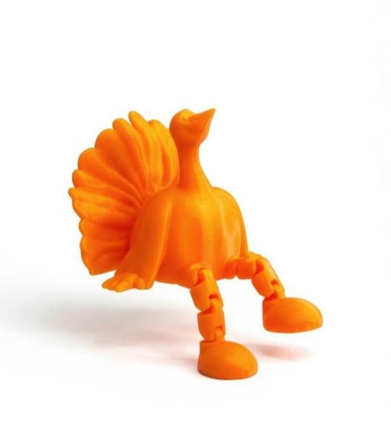 3 Articulated Thanksgiving Turkey