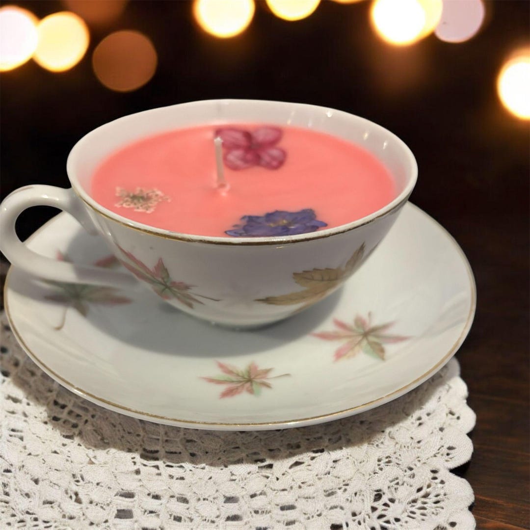Tea Cup Candles - Etsy