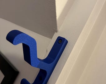 Soporte de pared para casco de motocicleta impreso en 3D, organizador de garaje