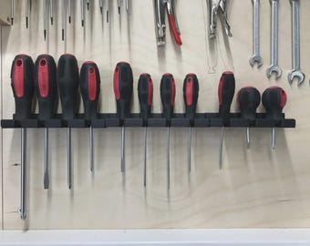 Soporte de pared para destornillador y herramientas - Paquete de 2 (material PLA)