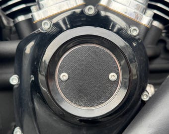 Tapa de distribución horizontal ciega de dos tornillos para Harley-Davidson M8 (2017-2023)