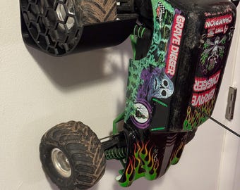Soporte de pared para coche RC a escala 1/6, expositor para Monster Truck