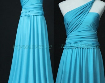 Wedding Infinity Maxi Dress Wrap Convertible Dress Bridesmaid | Etsy