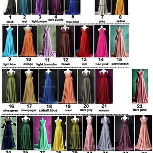 Customize Size & Length Bridesmaid Dress Full Length Infinity Dress Wrap Convertible Dress Green Evening Maxi Dress Jersey image 5