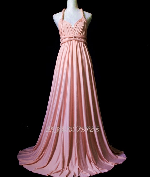 baby pink infinity dress