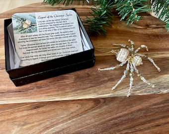 Christmas Beaded Spider