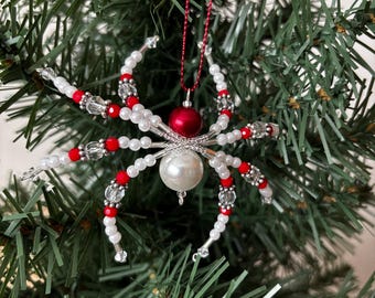 Christmas Beaded Spider