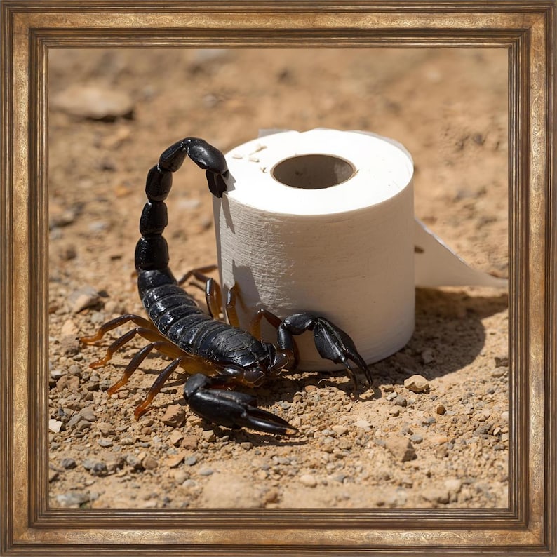 Scorpion Bathroom Art Digital Download - Etsy