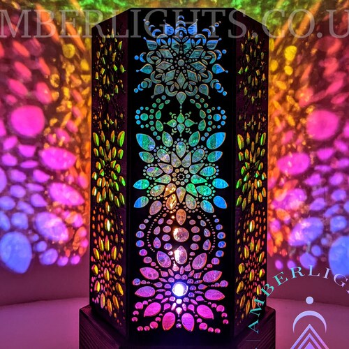 Floor Lamp Bohemian Light Om Aum Gift for Him Lamp Etsy