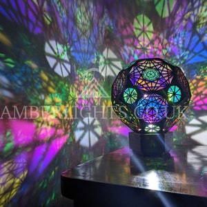 Desk Lamp - Metatron - Table Lamp - Bohemian Lighting - Home Decor - Bohemian Accessories - Gift For Him