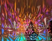 One-of-a-Kind Hand-Painted Desk Lamp –Free Global Shipping | Ready To Ship