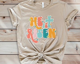 He is Risen Graphic Tee, Easter, Easter Sunday