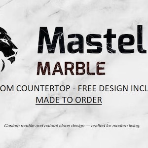 Custom Countertop Slab Marble Quartz Granite Free Design Shop Drawings Special Order 0.75-1.25 Inch Thick