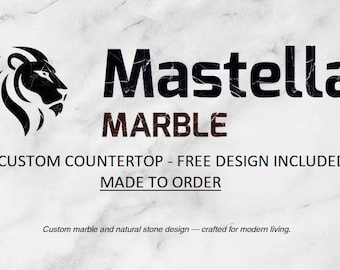 Custom Countertop Slab Marble Quartz Granite Free Design Shop Drawings Special Order 0.75-1.25 Inch Thick