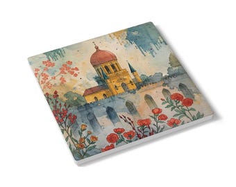 Portmeirion Pimpernel Set Sottobicchieri A Forma Di Oche – Blu E Oro – Design Sara Miller Con Finitura Laccata