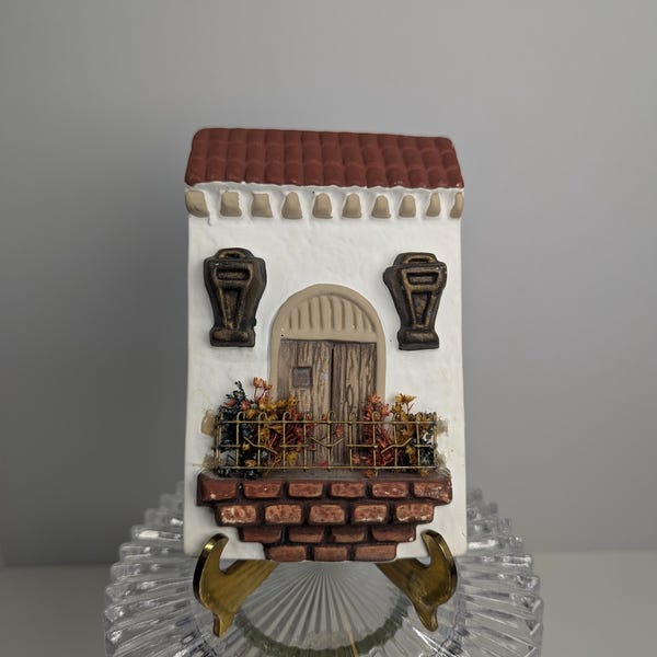 Hispanic Espanola Ceramic Little Home Wall Hanging
