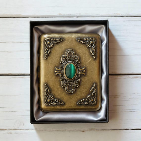 vintage cigarette cases for men Custom Engraved Case, Style Metal Cigarette Case / Card Holder, Personalized Gift Men, Father's Day Gift OLDENDO Metal Cigarette Case Vintage