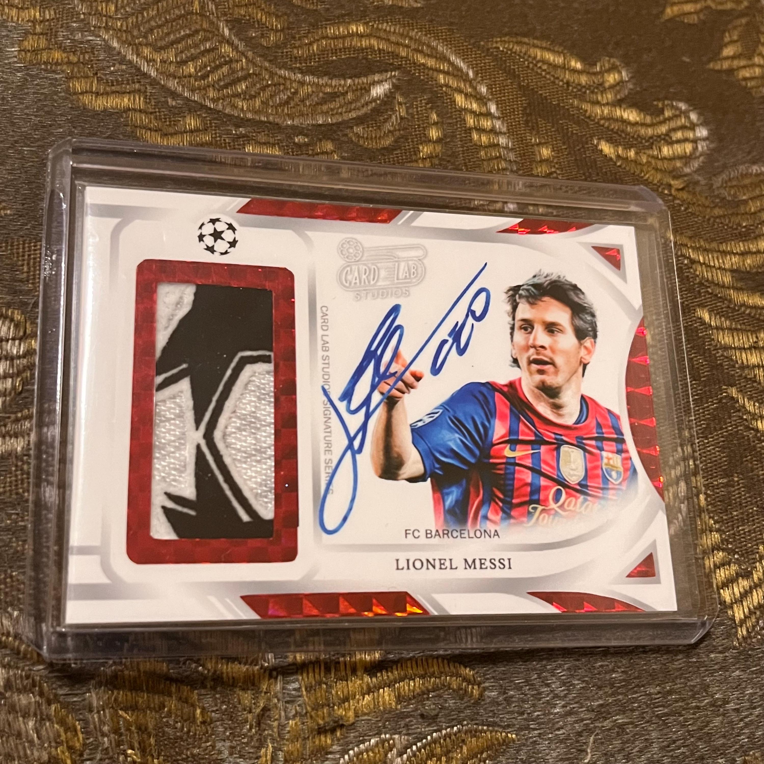 Lionel messi signature card - Etsy 日本