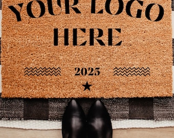 Your Logo Here Personalized Doormat, Your Custom Design Welcome Mat, Custom Mat, Business Logo, Personalized Welcome Mat, New Home Gift