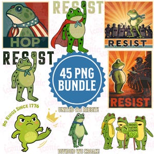 45+ Portland Frog Bundle Png, Anti Trump png, Maglietta Anti ICE, Maglietta Antifascismo, Vintage Activist png, Resistenza, Arte di protesta retrò