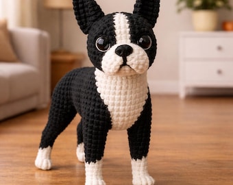 German Shepherd Amigurumi Crochet Pattern PDF | Large Realistic Dog Crochet Tutorial | Advanced Handmade Plush Design