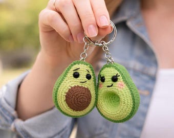 Avocado Amigurumi Crochet Pattern PDF – Cute Avocado Couple Toy, Beginner Friendly Amigurumi, Digital Download