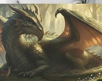 Fantasy Dragon Schreibtischmatte - Gaming Mauspad | Umweltfreundlich