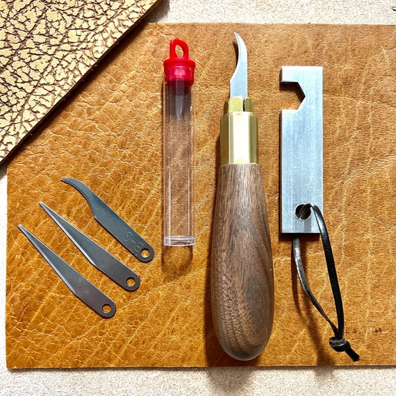 Leather Trimming Knife Carving Thinning Shovel Leather Knife Diy