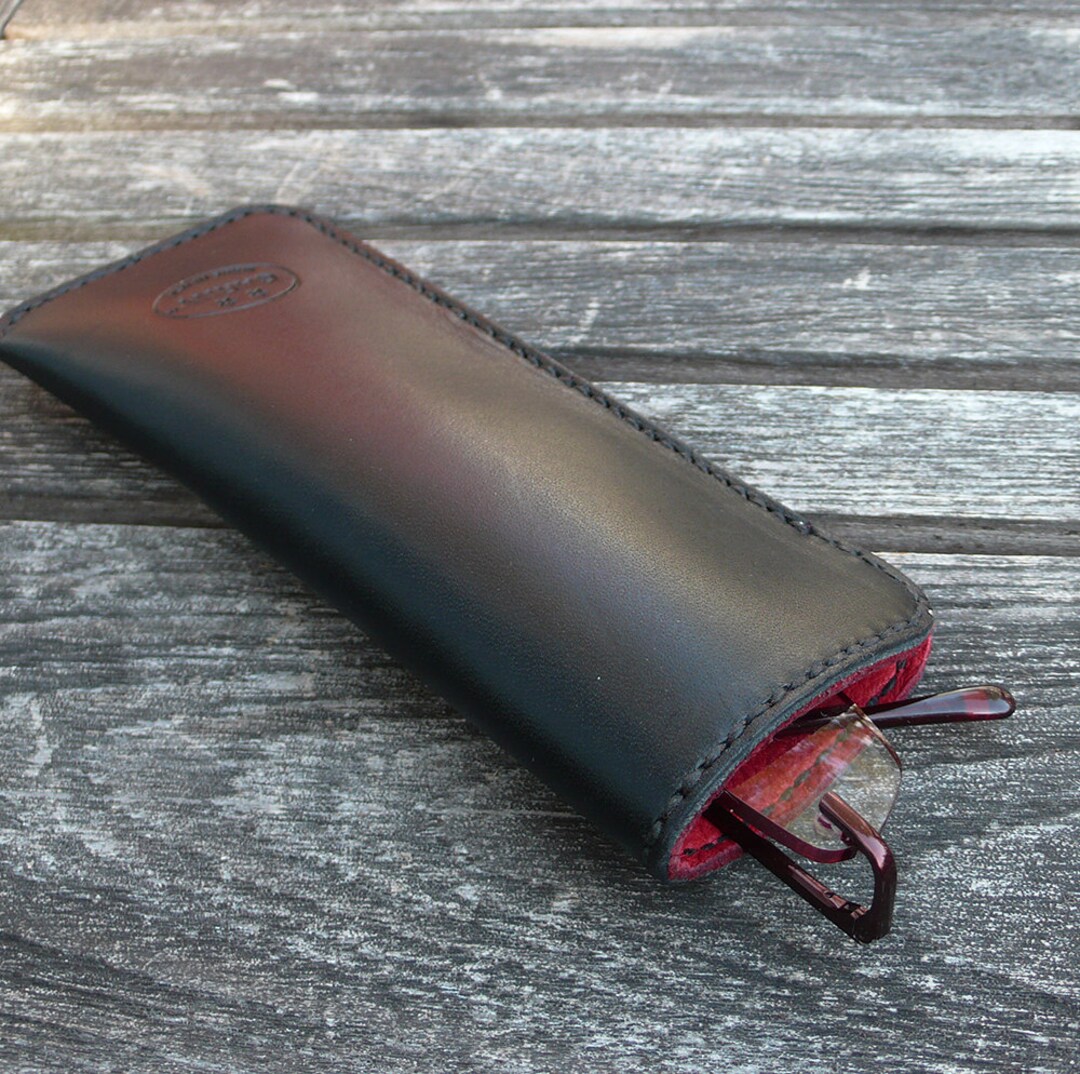 Leather Reading Glasses Case, Leather Case for Readers, Eyeglasses Case