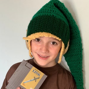 Legend of Zelda Link Stocking Hat with Ears and Hair image 1