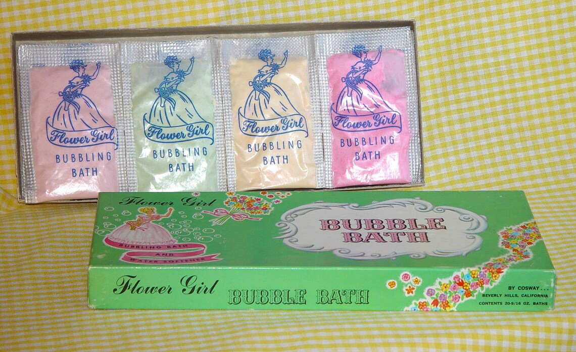 Vintage Bubble Bath Packets Bridesmaid Gift Home Decor Etsy