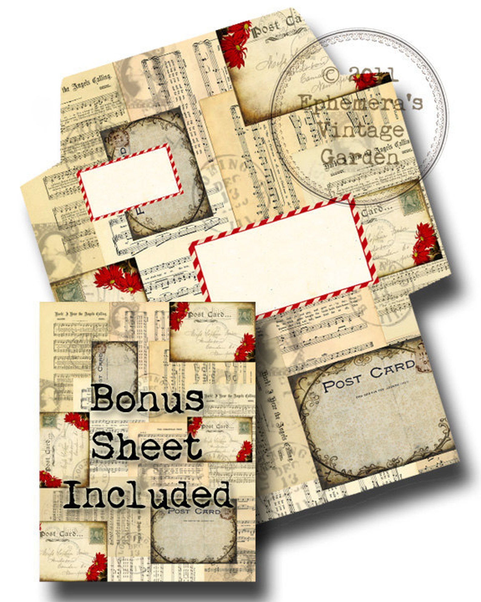 Christmas Bonus Envelope Printable