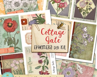 Cottage Gate - Ephemera Kit PLUS Archived Bundle