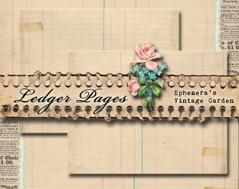 Ledger Paper - Printable Journal Pages