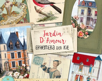 Jardin D'Amour - Printable Journal Kit