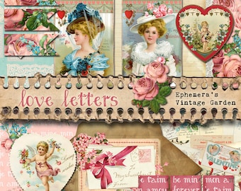 Love Letters - Printable Journal Kit