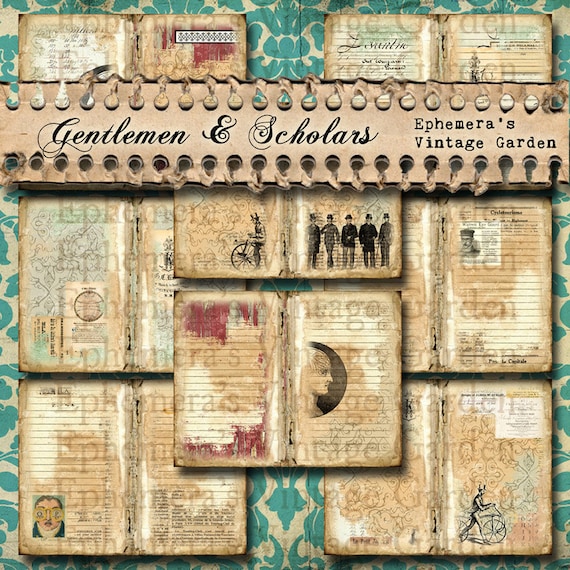 Gentlemen & Scholars - Lined Journal Paper