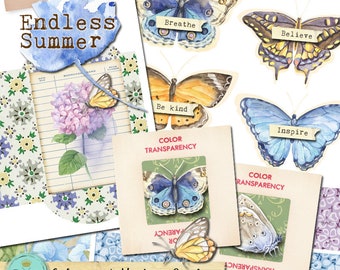 Endless Summer - Printable Journal Kit