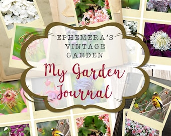 My Garden Journal - Polaroid Inspired Printables