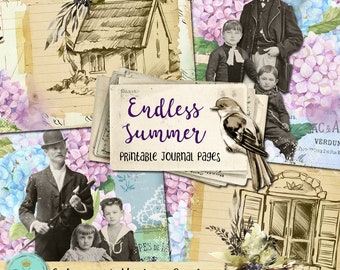 Endless Summer - Printable Journal Pages