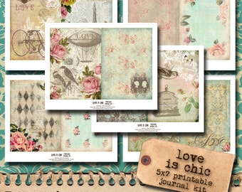 Love Is Chic - Printable Journal Kit