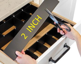 Drawer Dividers - DIY Cut-to-Fit Customizable Adjustable Grid Organizer